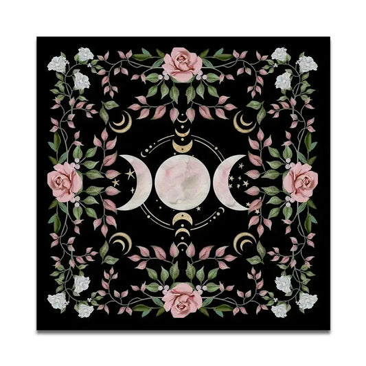 moon phase, rose
