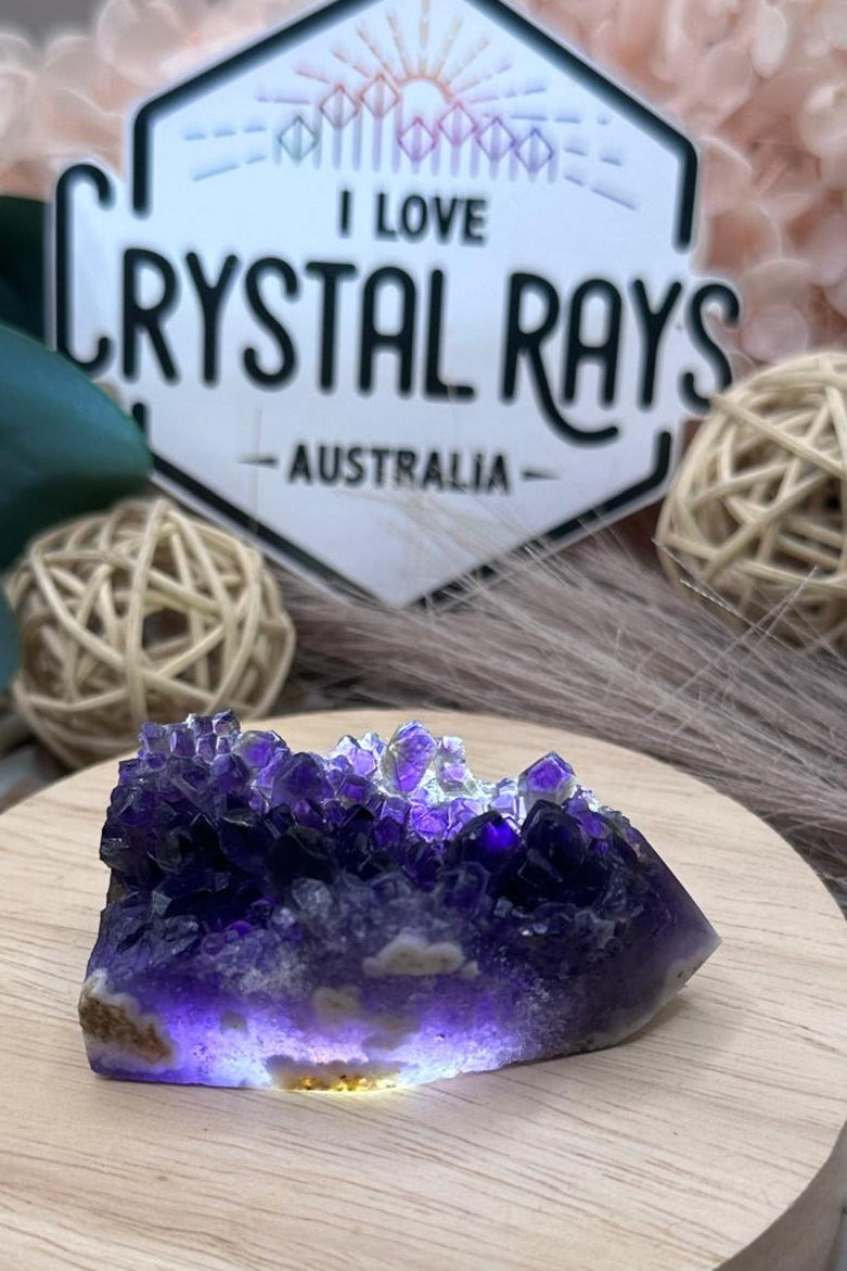 Amethyst cap