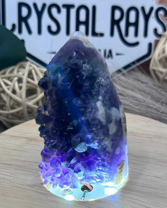 Amethyst cap