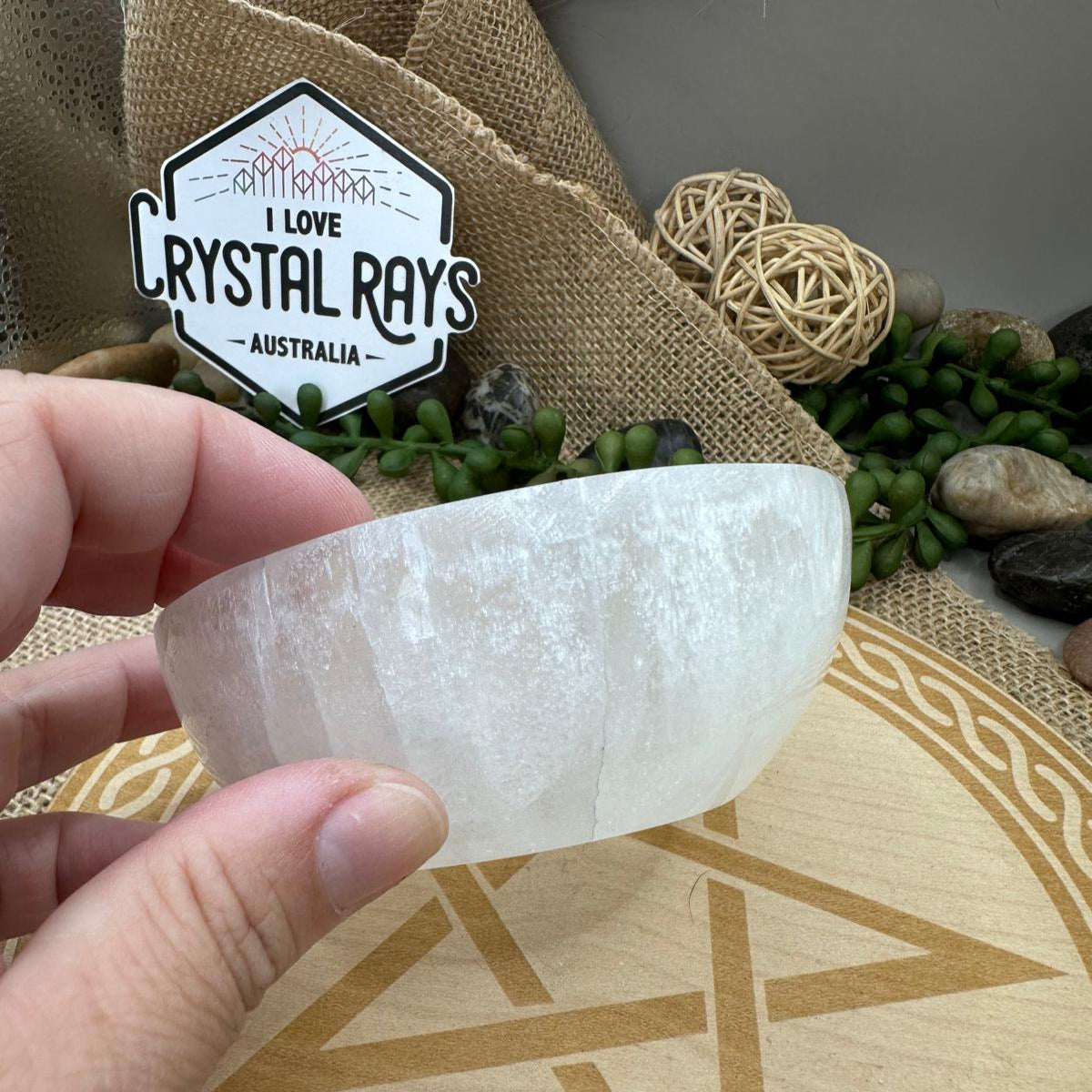 selenite bowl