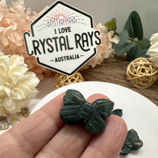 Ocean Jasper ~ Mini Butterfly carvings