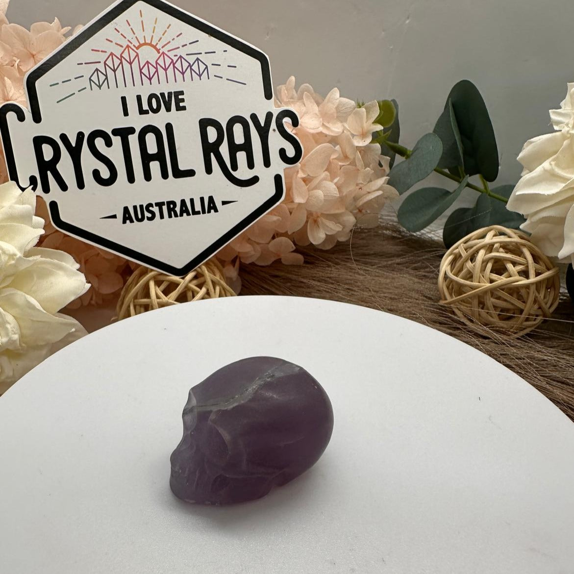 Amethyst Skull ~ Small