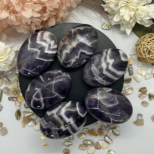 Dream Amethyst ~ Palm stones