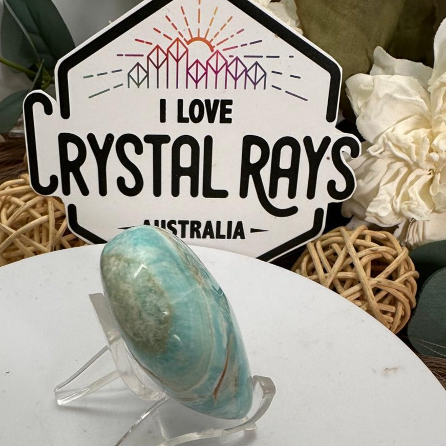 Blue Aragonite Heart