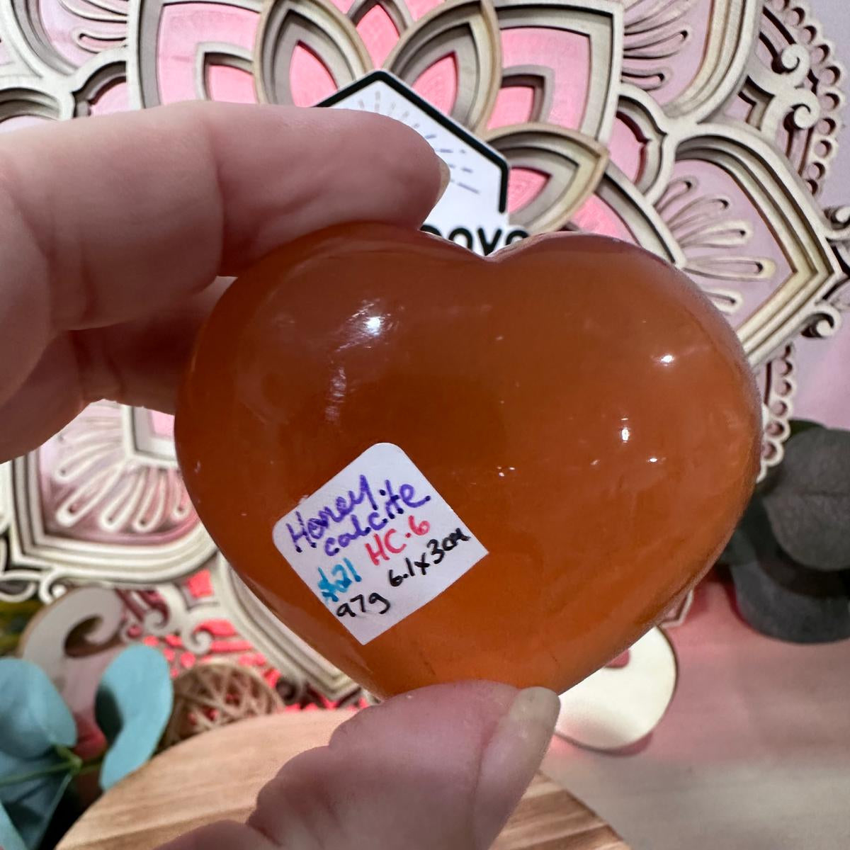 Honey Calcite