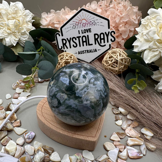 Sphere Stand ~ Heart shape LED Colour