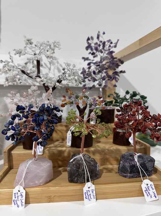 Rainbow Moonstone ~ Crystal chip Tree Large