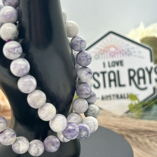Lavender Jasper Bracelet 8mm