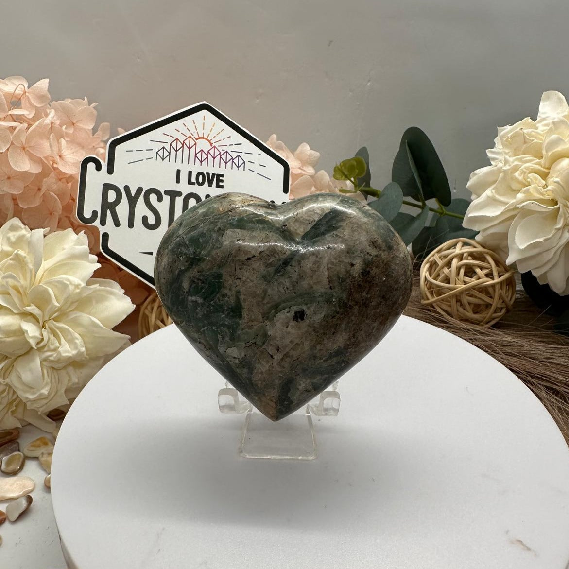 Nephrite Jade Heart