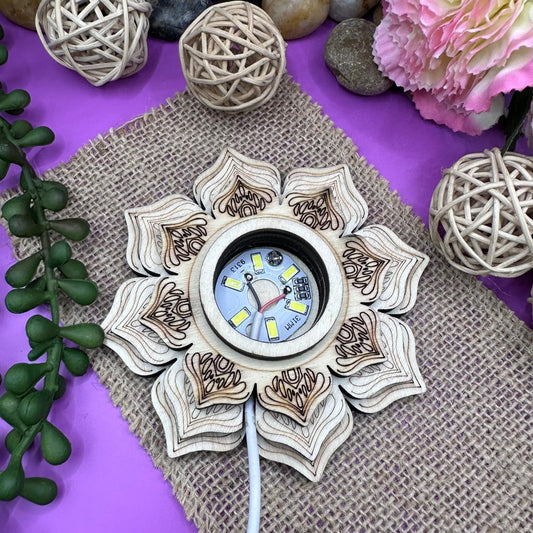 White LED light Stand ~ Lotus (large)