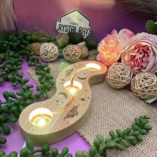 Colour LED ~ Trio sphere stand