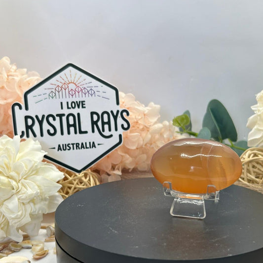 Honey Calcite ~ Palm stone