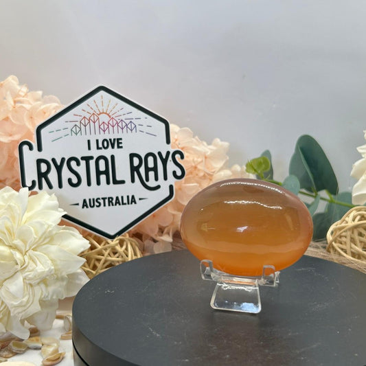 Honey Calcite ~ Palm stone