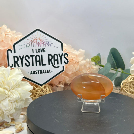 Honey Calcite ~ Palm stone