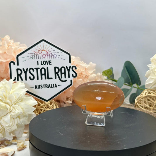 Honey Calcite ~ Palm stone