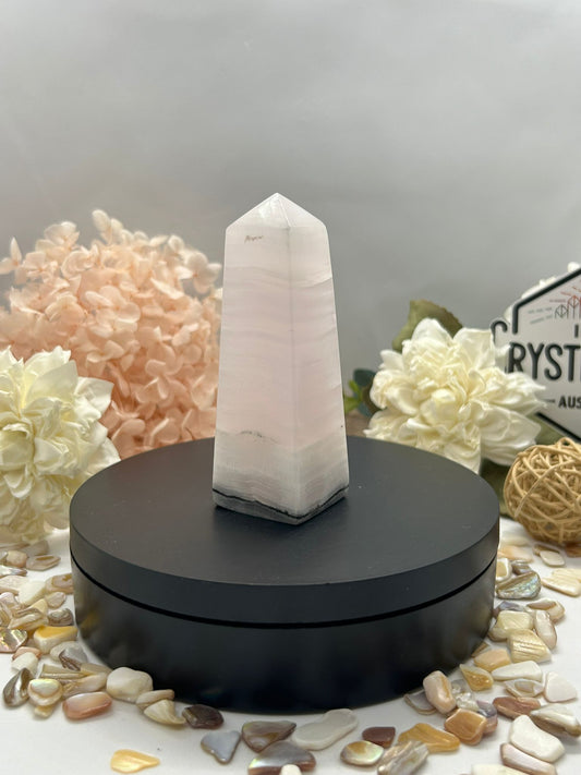 Pink Mangano Calcite ~ Tower