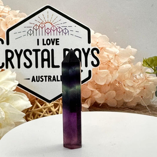 Rainbow Fluorite ~ Point