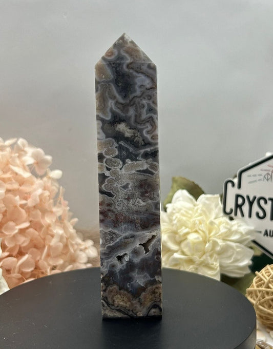 Purple Tube Agate Tower