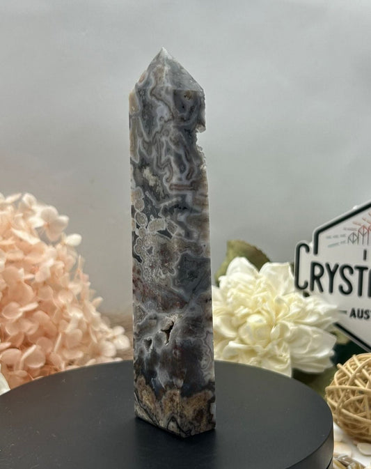 Purple Tube Agate Tower