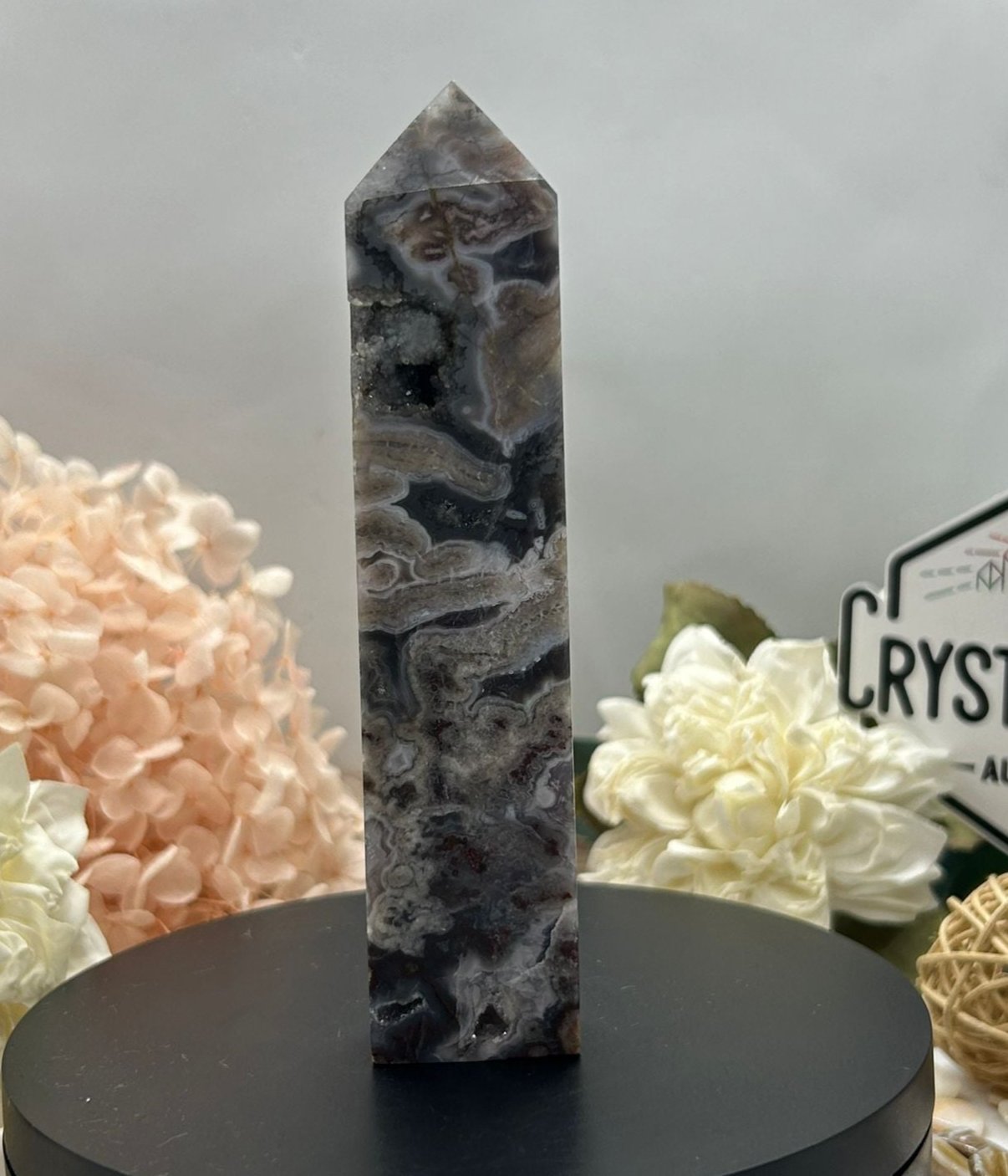 Purple Tube Agate Tower