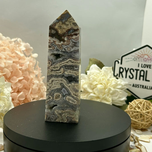 Purple Tube Agate Tower