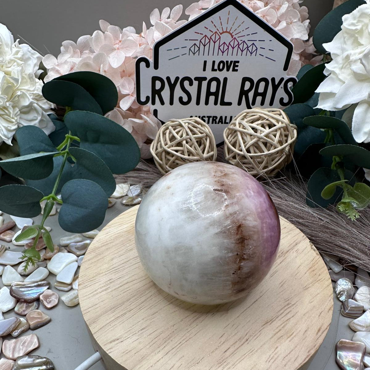 Pink Aragonite Sphere