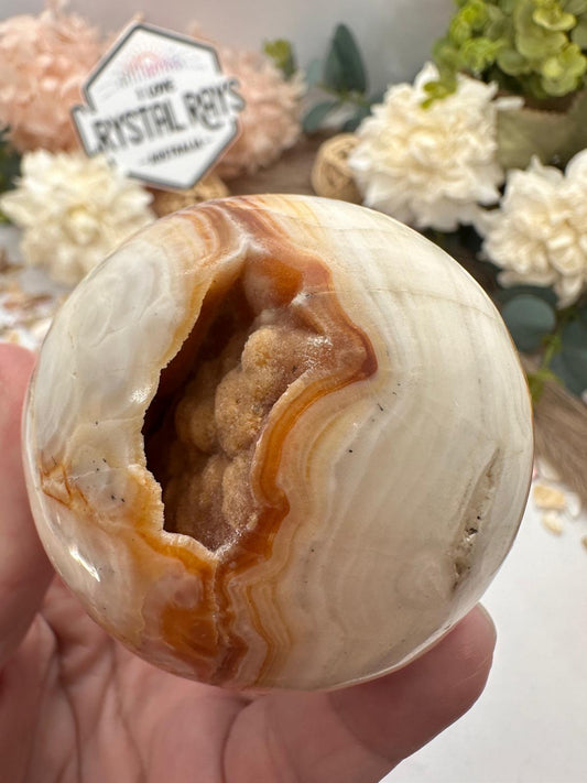 Brown Aragonite ~ Sphere