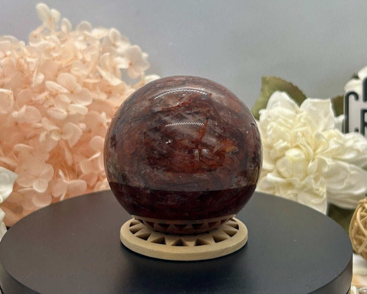 Fire Quartz Sphere
