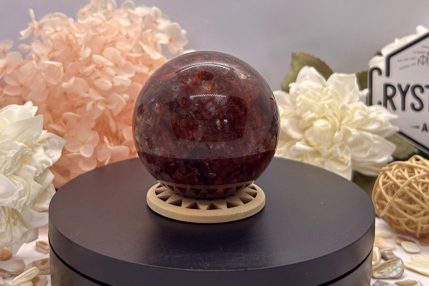 Fire Quartz Sphere
