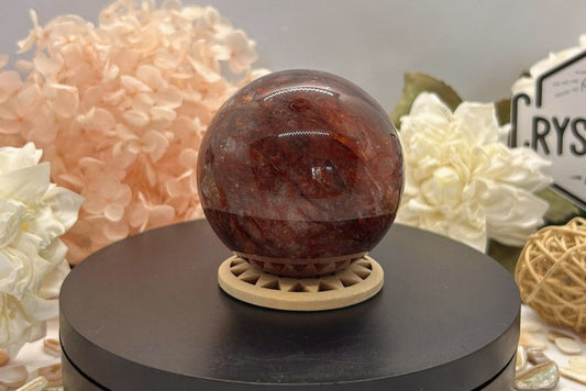 Fire Quartz Sphere