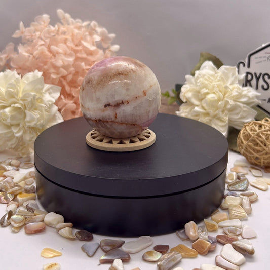 Pink Aragonite Sphere