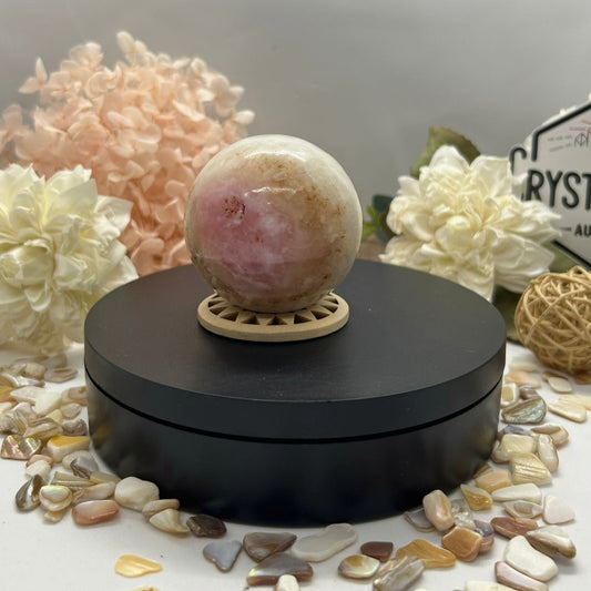 Pink Aragonite Sphere