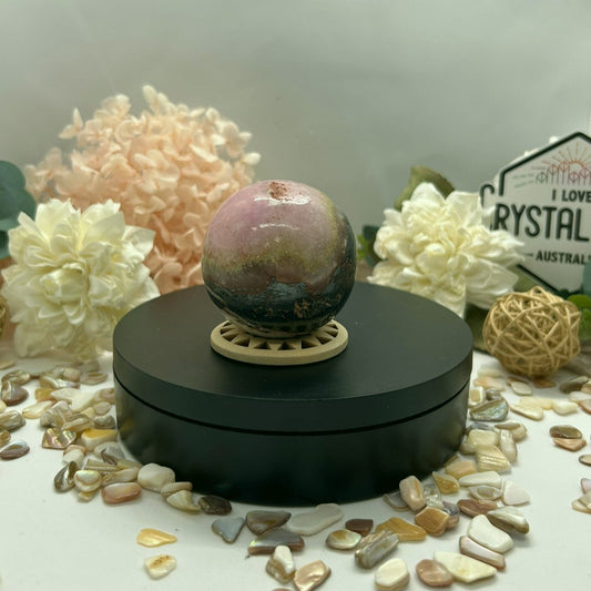 Pink Aragonite Sphere