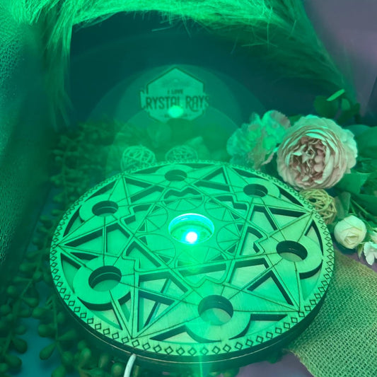 Colour LED sphere stand ~ Circle multi sphere holder