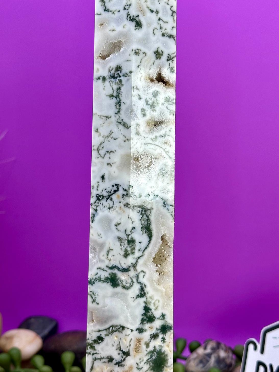 moss agate tower