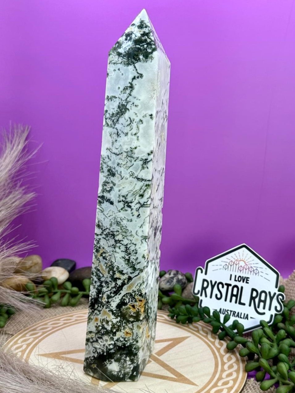 moss agate tower
