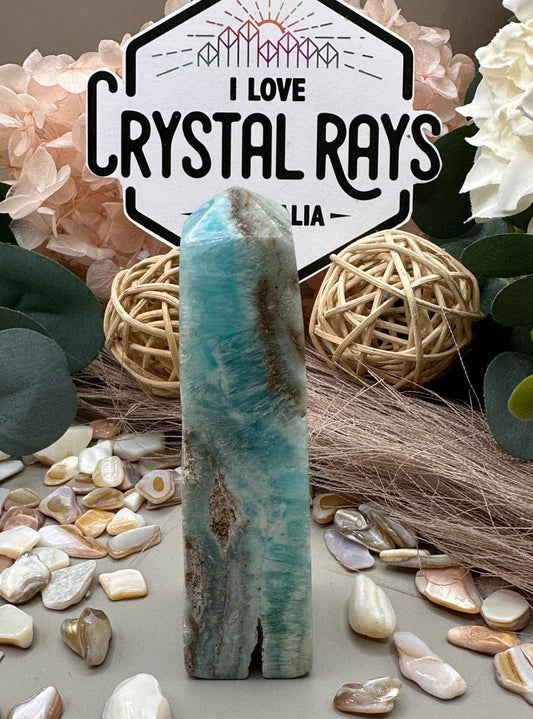 Blue Aragonite ~ Tower