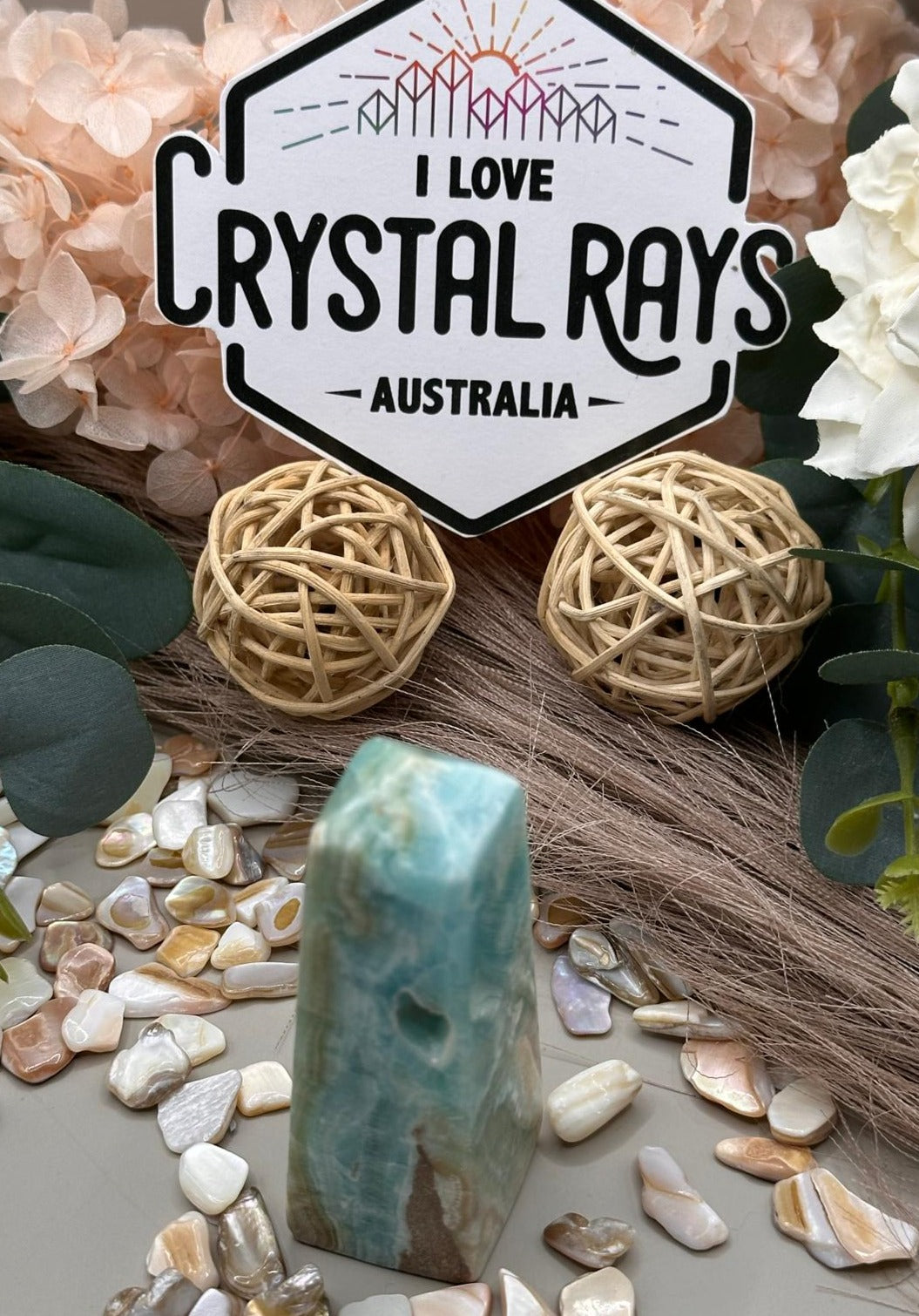Blue Aragonite Tower