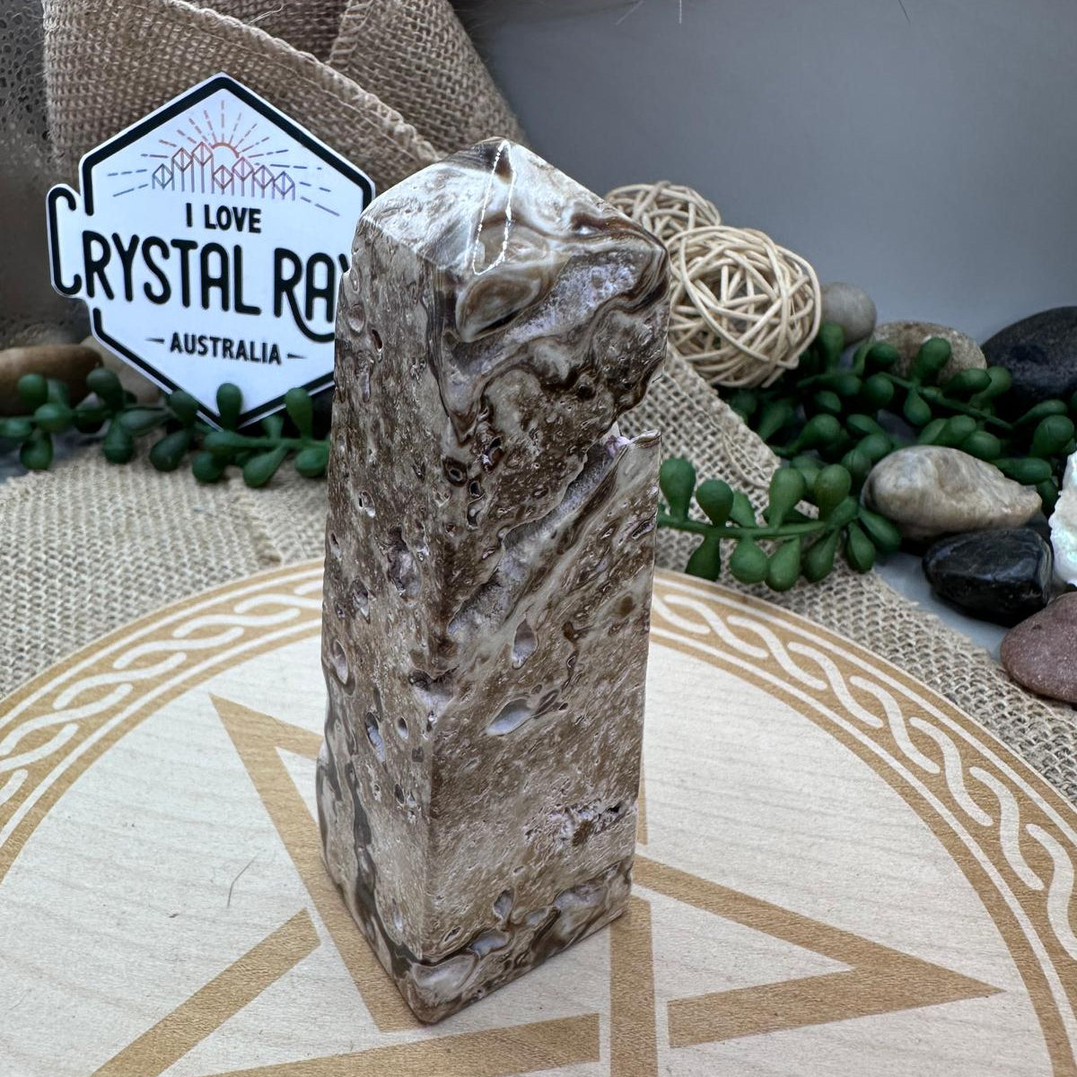 Chocolate Calcite Tower