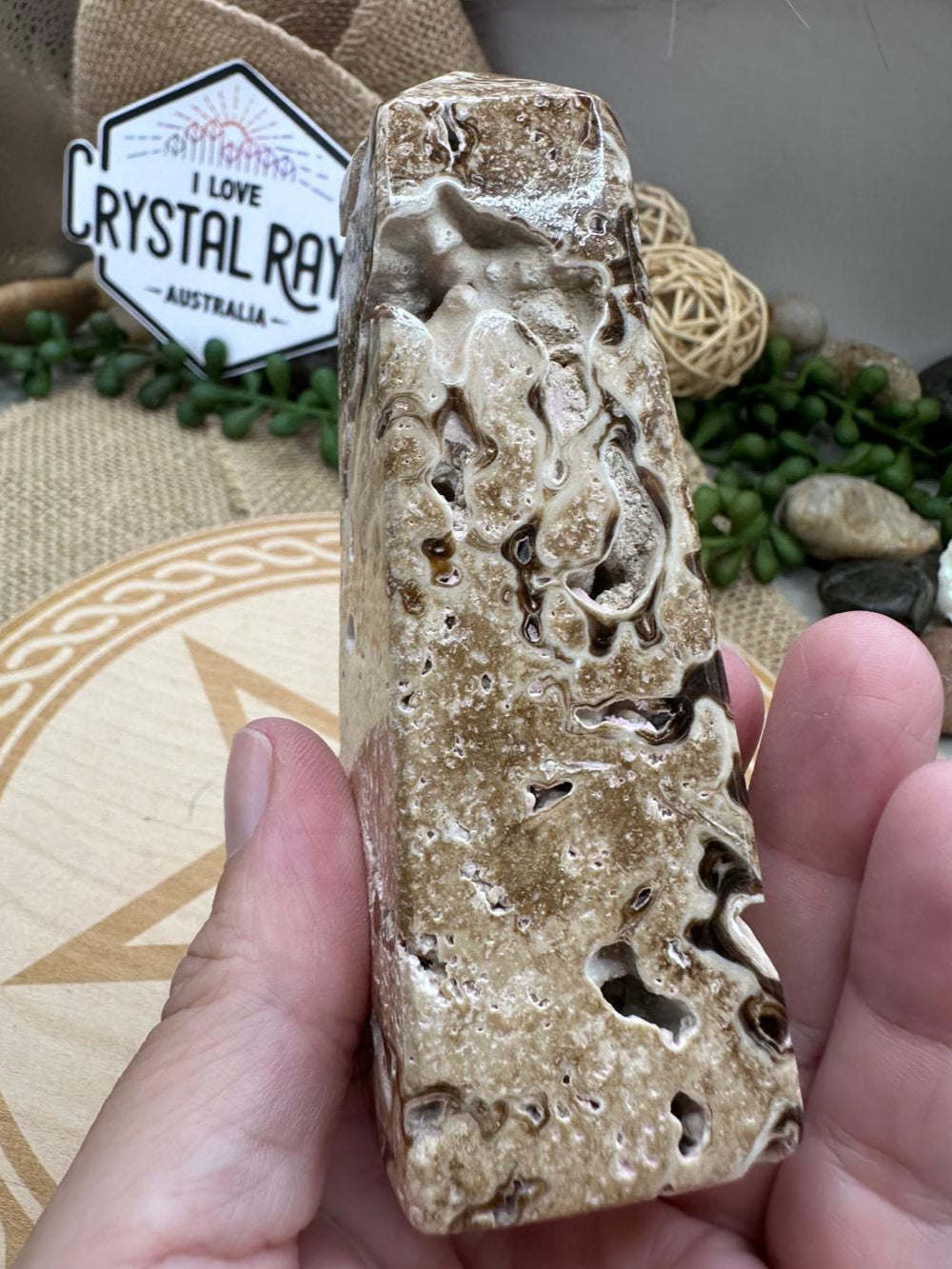 Chocolate Calcite Tower