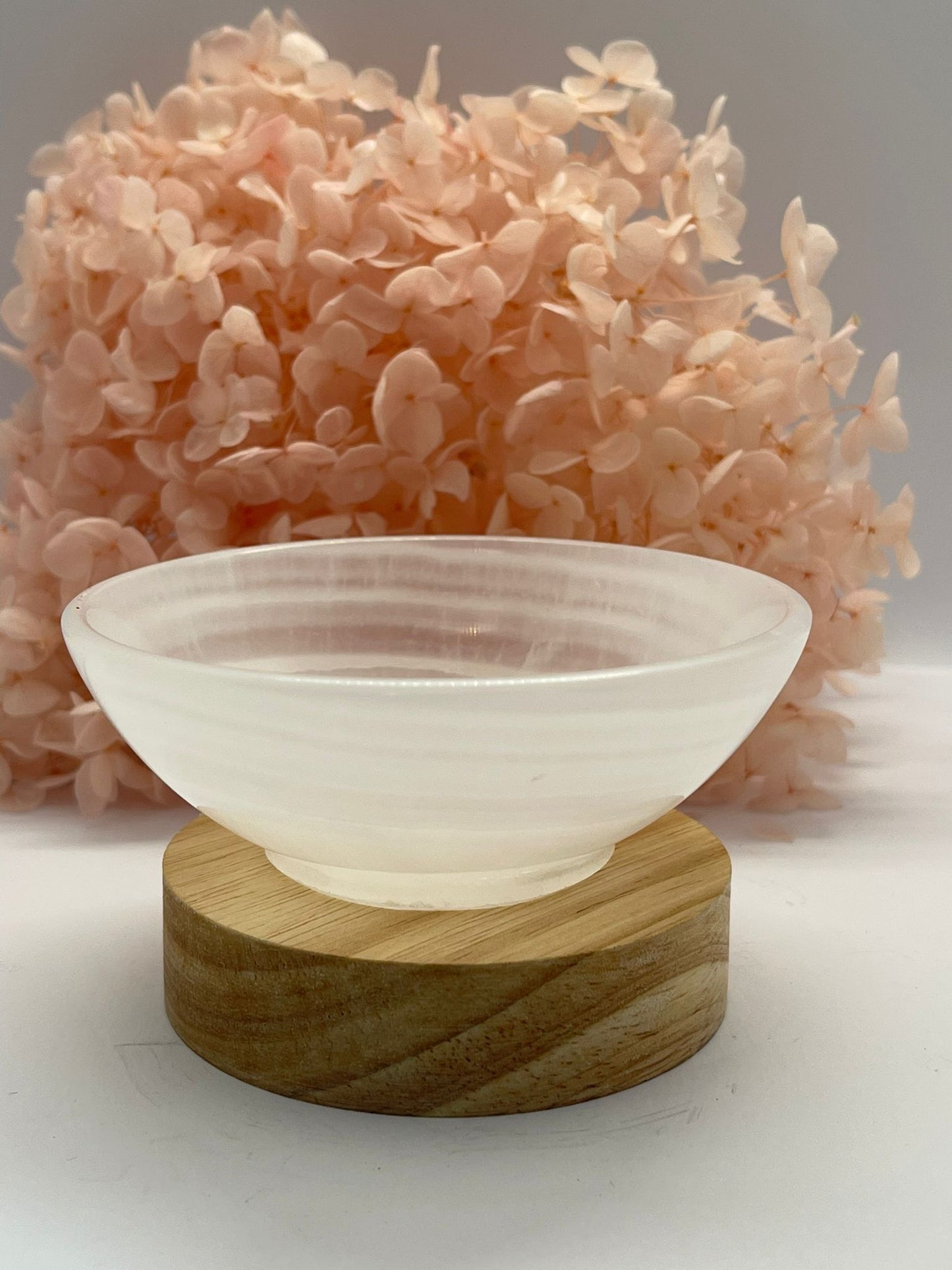 Pink Mangano Calcite ~ Bowls