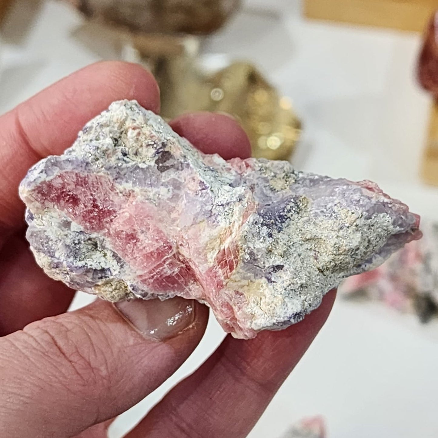 Rhodochrosite Raw Stone 69g