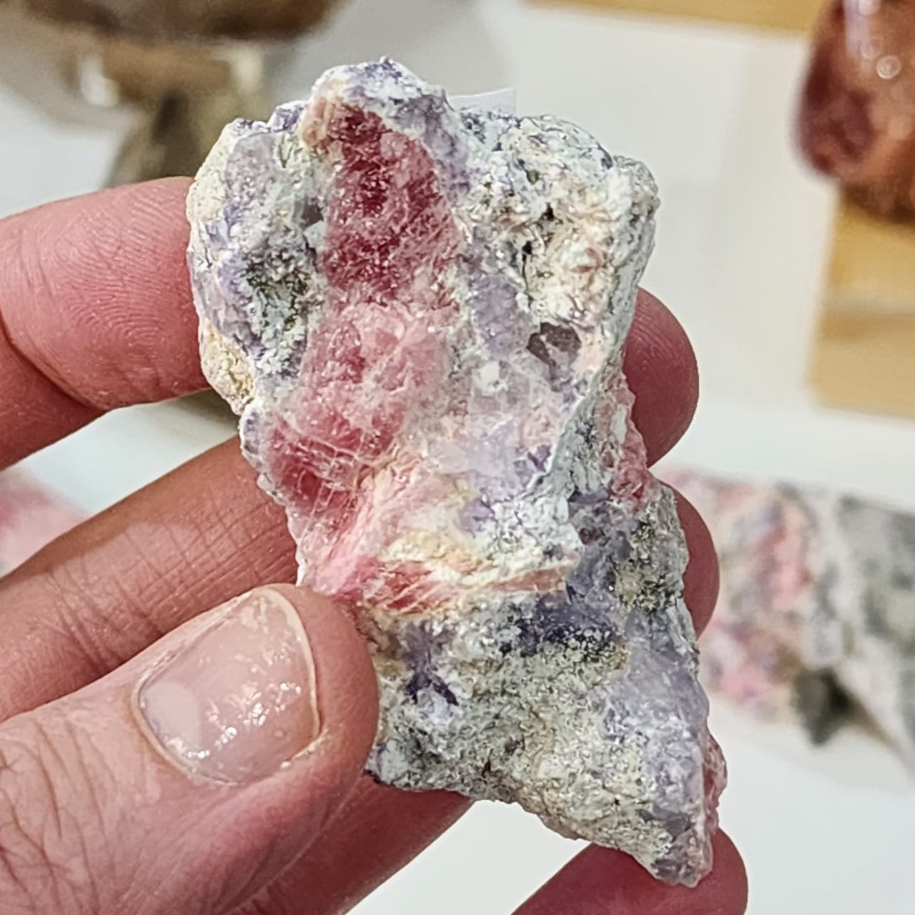 Rhodochrosite Raw Stone 69g