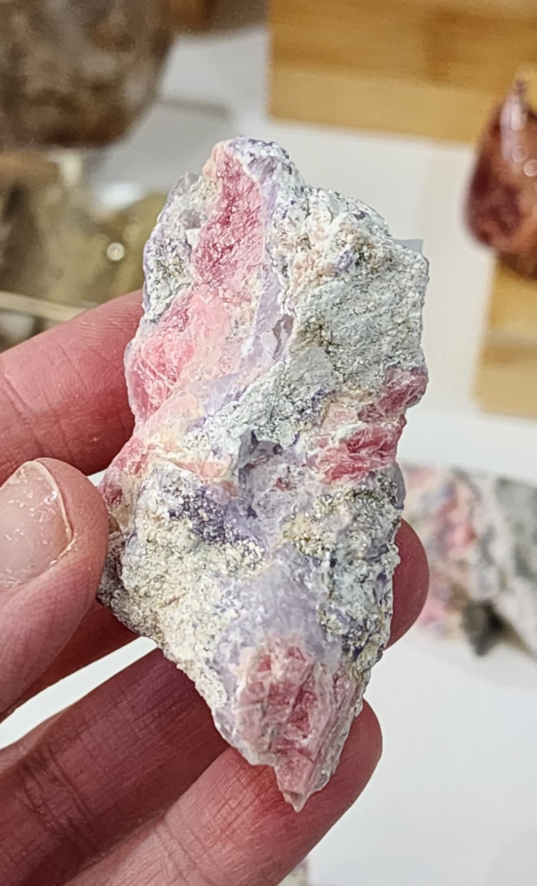 Rhodochrosite Raw Stone 69g