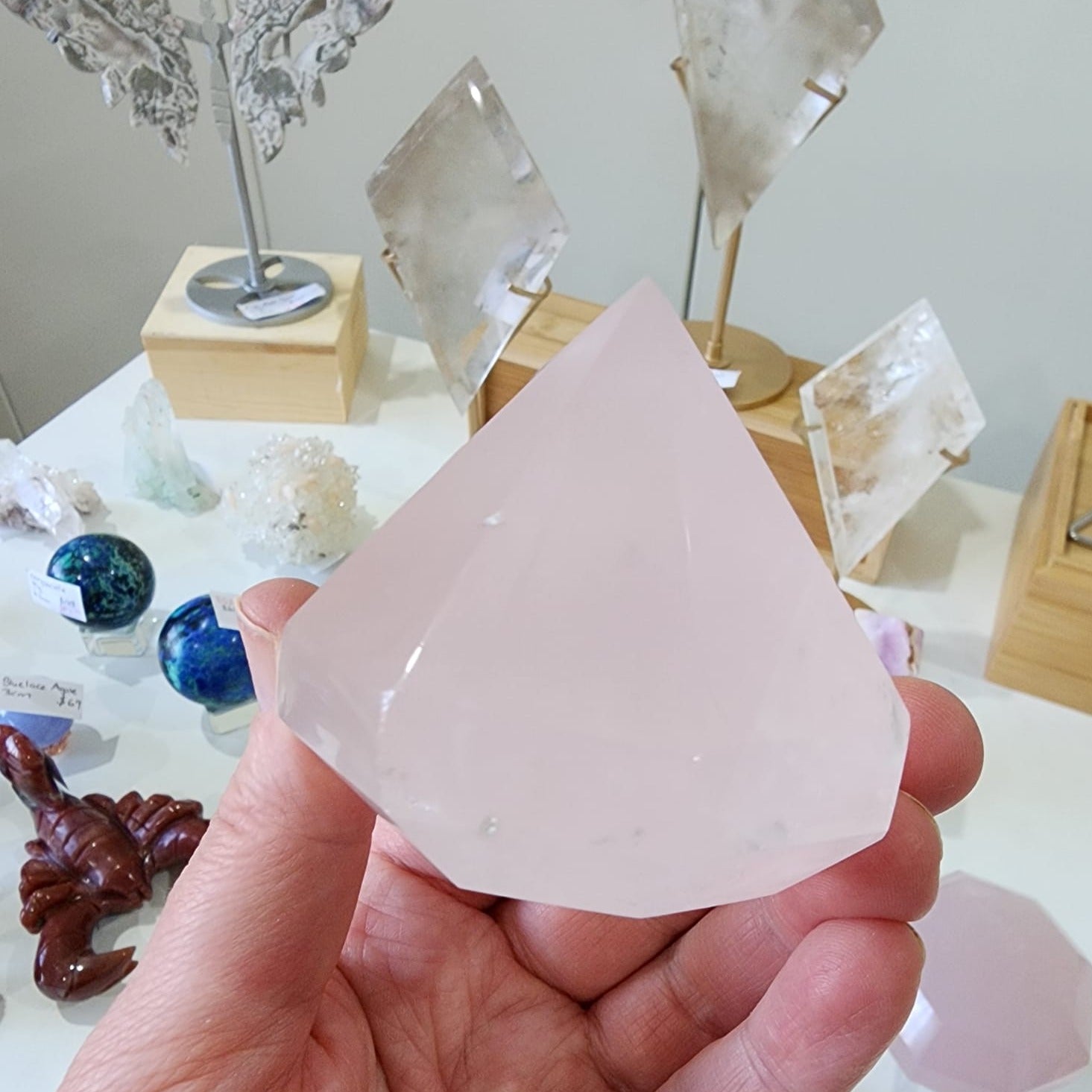 rose quartz diamond