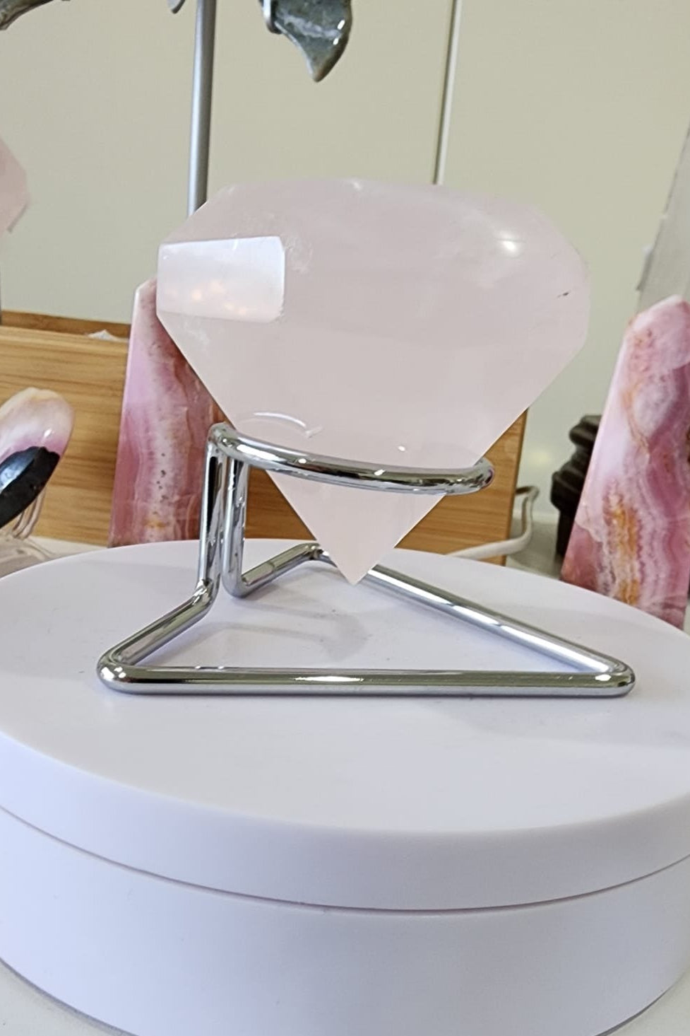 rose quartz diamond