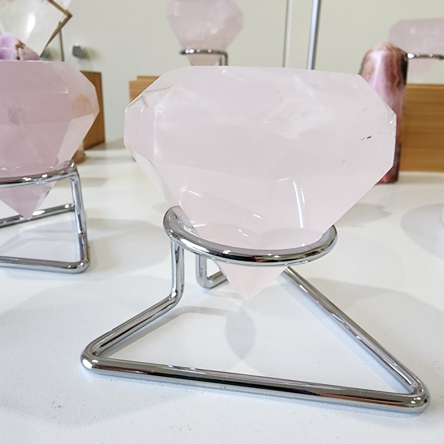 rose quartz diamond