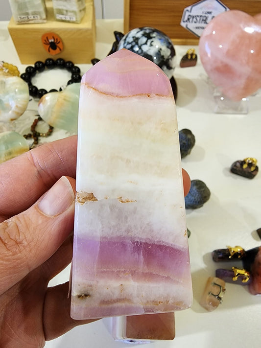 Pink Aragonite Tower