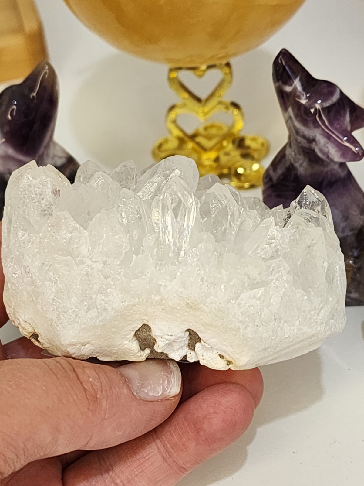 Zeolite Mineral Specimen Apophyllite 279g