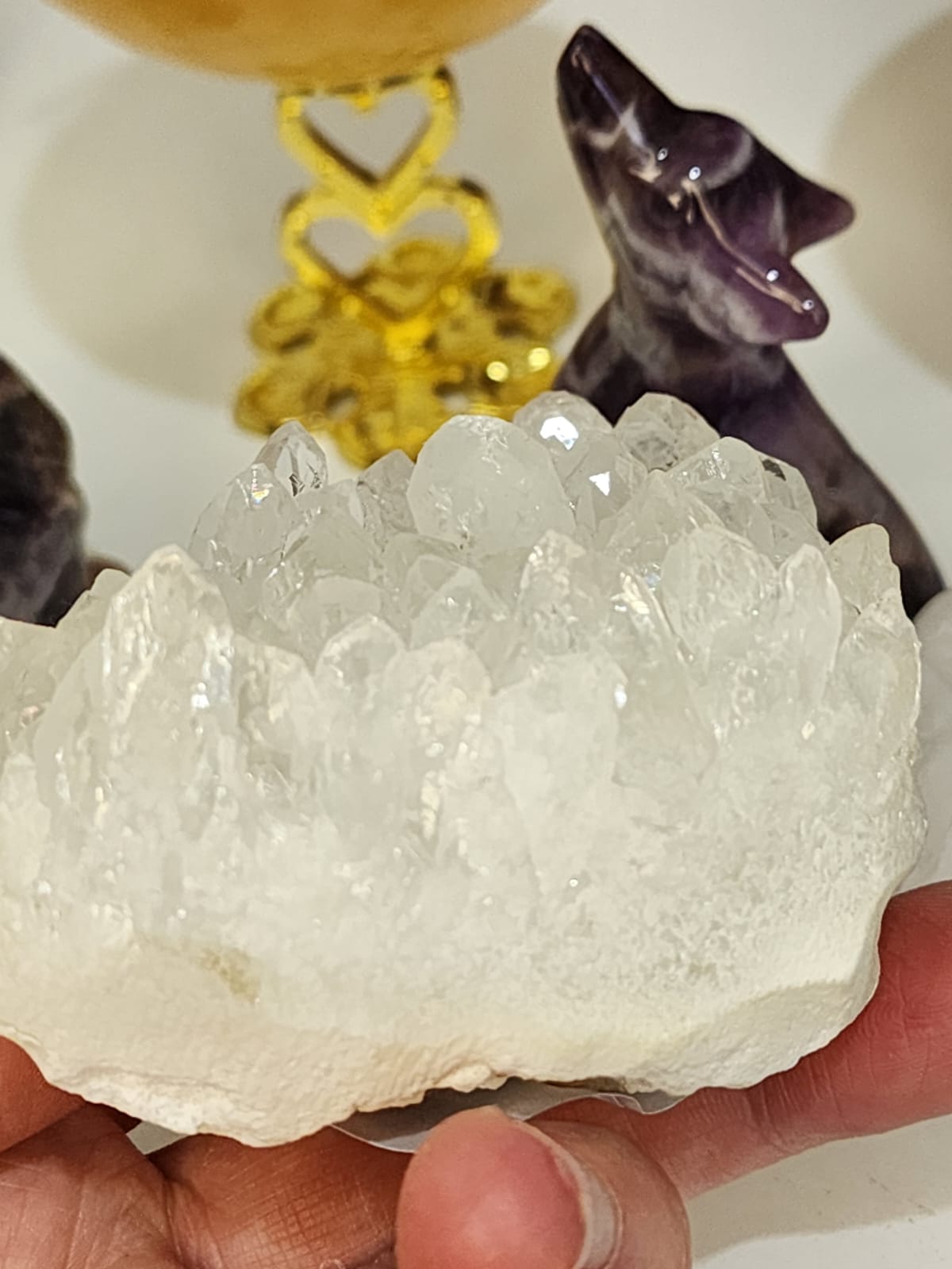 Zeolite Mineral Specimen Apophyllite 279g